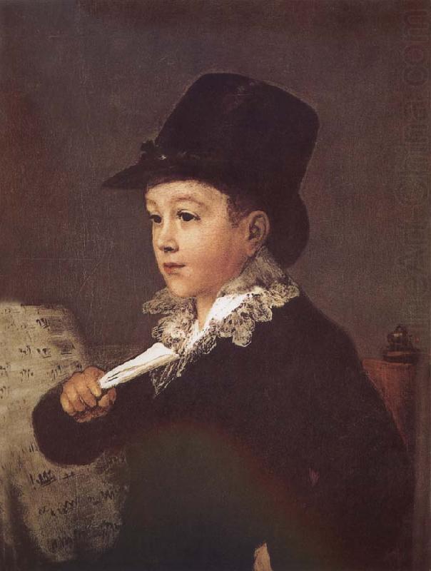 Portrait of Mariano Goya, Francisco Goya